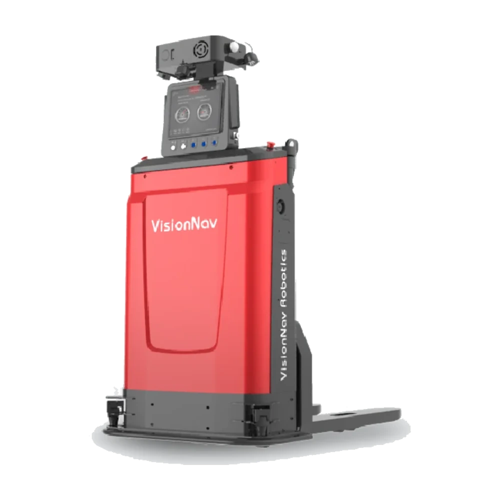 VisionNav VNSL 14 autonomous slim forklift, narrow chassis with mast