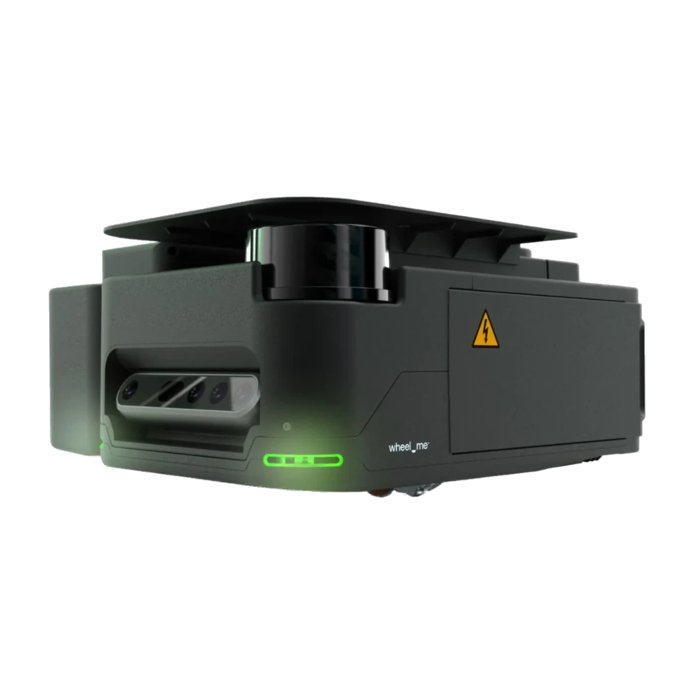 wheel.me Genius 2 autonomous drive wheel module with lidar and camera array